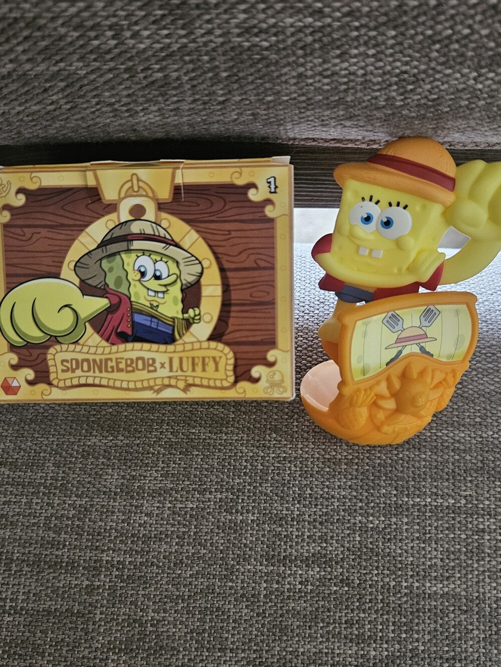 SpongeBob x Luffy McDonald's Happy Meal Toy SpongeBob x One Piece Colab Toy #1